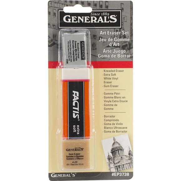 Set de Borradores General Pencil Company Paquete de 3