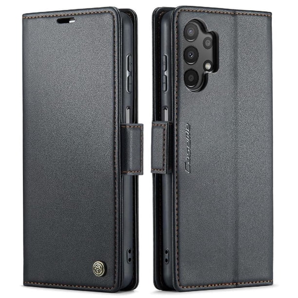 CaseMe tipo cartera Samsung Galaxy M13 5G con cierre magnético, RFID, tarjetero, soporte, carga inalámbrica