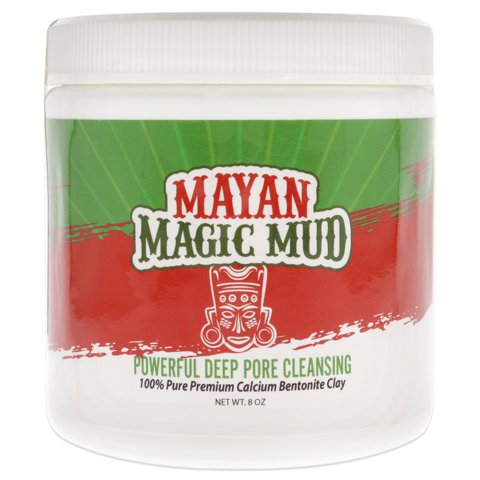 Mayan Magic Mud - Potente Arcilla De Bentonita Cálcica Para Limpieza Profunda De Poros De Para Unisex - Limpiador De 8 Oz