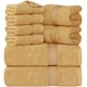 thumbnail image 1 of Juego de toallas Utopia Towels, 8 piezas, 600 g/m², 100% algodón (burdeos), 1 of 8