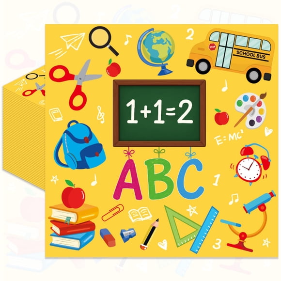 Servilletas Jremreo 50 uds Regreso a Clases 13x13 cm