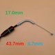 thumbnail image 4 of Cable de aceleración Yamaha YZ85 YZ-85 2002-2008 D321, 4 of 7