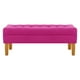 thumbnail image 1 of Banqueta Wood 2c Felpa 04 Fucsia, 1 of 4