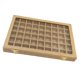 thumbnail image 5 of 54 Rejillas Tapa Transparente Joyería Bandeja Escaparate Exhibición Almacenamiento Caja De Lino Amarillo, 5 of 5