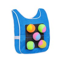 Bothyi - Juego De Dodgeball Con 5 Bolas Adhesivas, Accesorios Para Juegos Deportivos Al Aire Libre Para Adultos En La Playa, Color Azul