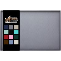 Alfombrilla De Alimentación Para Mascotas Gorilla Grip, 100% Impermeable, Silicona, Color Gris