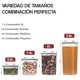 thumbnail image 2 of Set De 7 Contenedores Almacenamiento Herméticos Transparente, 2 of 4