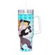 thumbnail image 2 of Kim Possible Vaso aislado de acero inoxidable con asa, diseño temático, regalo para familia, amigos y fans; incluye pajita y encaja en el portavasos estándar, 40 oz, 2 of 6