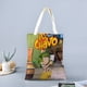 thumbnail image 2 of El Chavo del Ocho Bolso de tela con estampado de lienzo para mujer, bolsa de compras reutilizable y estética, con cremallera interior, regalo para mujer,40*40cm., 2 of 6