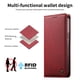 thumbnail image 2 of Funda Billetera de Cuero para [Xiaomi Redmi 15C], Bloqueo RFID, Tarjetas y Soporte Rojo, 2 of 5
