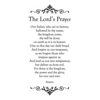 Rienda Libre Graphics - Decomural The Lords Prayer Bible Verse Ws-42953