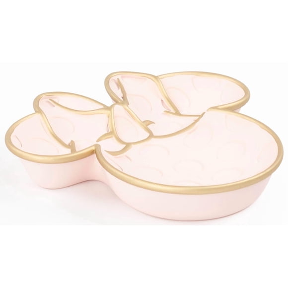 Jabonera Jay Franco Minnie Mouse con soporte de resina rosa