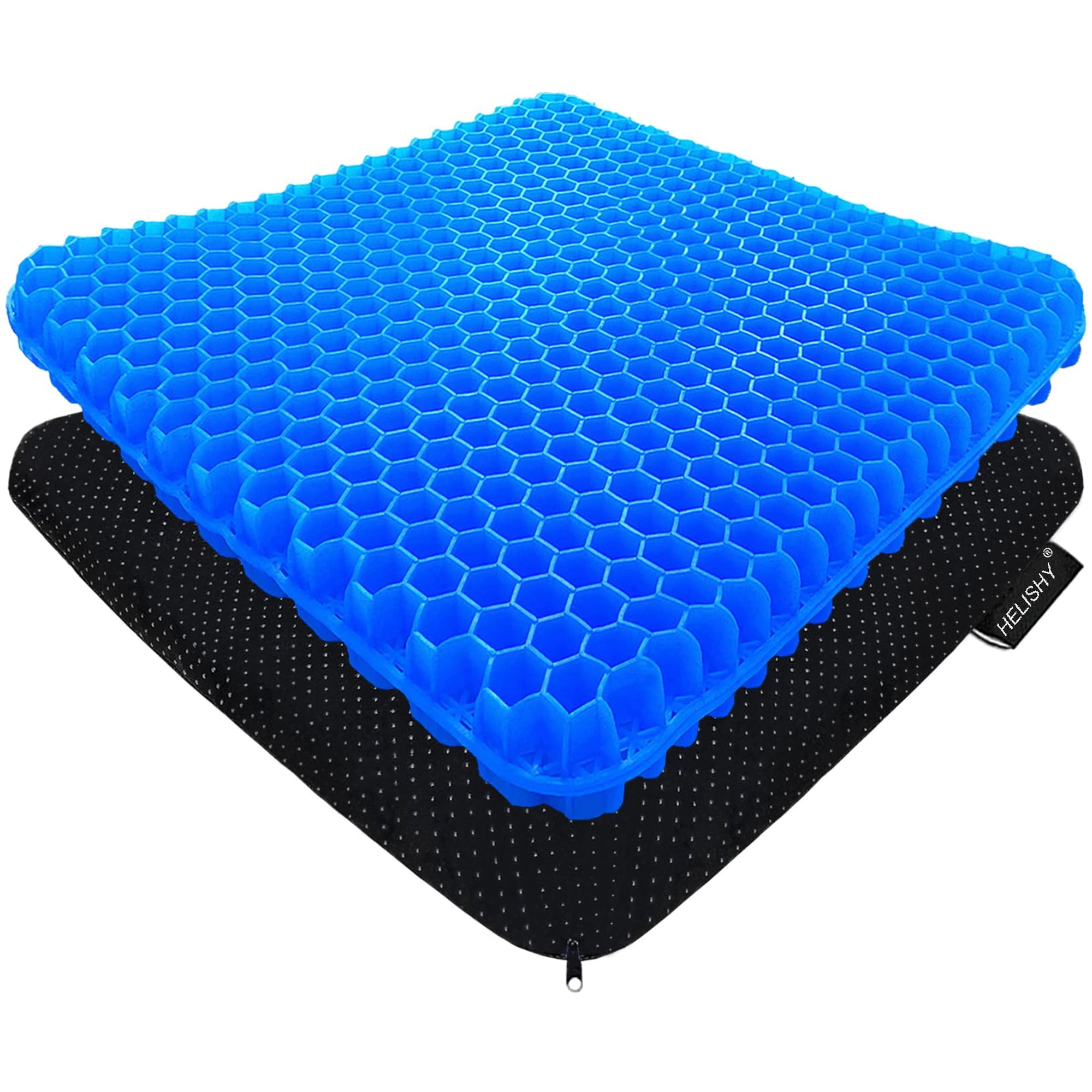 Cojín De Asiento De Gel Helishy De 4 Cm De Grosor Para Sentarse Durante Mucho Tiempo