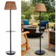 thumbnail image 1 of Lámpara de Piso Exterior Solar de Ratán Impermeable B&R Lighting, 1 of 7
