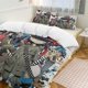 thumbnail image 1 of x482 Gorillaz 3-Piece Bedding Set Warm And Comfortable Soft Duvet Cover Bed Set with 1 Duvet Cover And 2 Pillowcases for Bedroom b482, 1 of 5