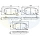 thumbnail image 2 of Pastillas Freno para auto Jeep Cherokee 2014-2023 Trasero, 2 of 5