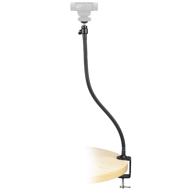 Soporte para cámara web AceTaken, soporte flexible para brazo de mandíbula de 25 pulgadas