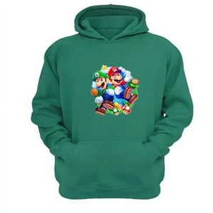 Genérico - Polerón Canguro Plomero Rojo Verde Aguamarina Talla M Unisex