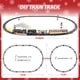 thumbnail image 4 of Tren eléctrico de juguete Funwee con humo, luces y sonido para niños, 4 of 6