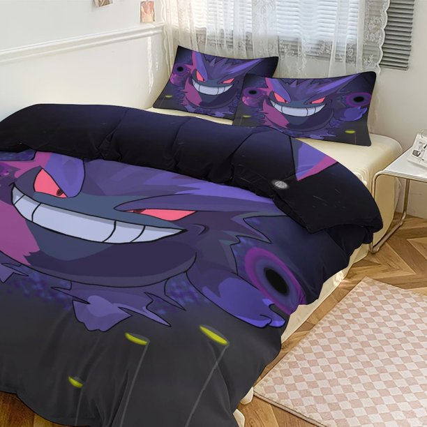 Ge_ngar Print Bedding Set Pattern Duvet Cove Set 3 Pieces 1 Quilt Cover And 2 Pillowcases for Women Men Teens