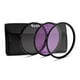 thumbnail image 1 of Kit de Filtros para Lente de Cámara Focus 55mm UV CPL FLD 3 Piezas, 1 of 4
