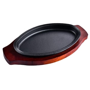 Bothyi - Plato De Carne Fundido, Plato De Servidor De Fajita Duradero Para Cocinar En Casa