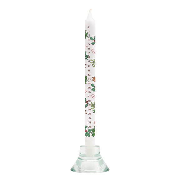 Vela de Adviento con diseño de Alison Gardiner Holly and The Ivy