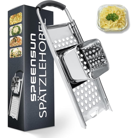Prensa para Spaetzle SPEENSUN de acero inoxidable, 30 cm