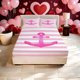 thumbnail image 1 of Pink Glitter Anchor Print Fitted Sheet and Pillowcase Set Bedding Set | 1 Fitted Sheet + 2 Pillowcases (No Pillow Inserts) | Twin/Full/Queen/King | Soft and Ski, 1 of 1