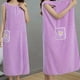 thumbnail image 5 of 1pc Quick-Drying Flower Pattern Bathrobe with Thick Straps for Women - Absorbent Spa Wrap Towel for Home and Bathroom, 5 of 5