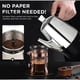 thumbnail image 5 of Cafetera eléctrica Mixpresso 10 tazas de acero inoxidable, 5 of 8