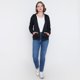 thumbnail image 4 of Polerón Mujer Hoddie Negro Básico Corona, 4 of 5