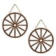 thumbnail image 2 of Rueda de carreta de madera colgante, rueda de madera Vintage estética para colgar en la pared, rueda de madera decorativa para festivales, tienda y Ba, 2 of 4