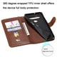 thumbnail image 2 of Funda con Cremallera para LG K51S, Carcasa Cartera de Cuero PU con Soporte y Tarjetero, 2 of 5