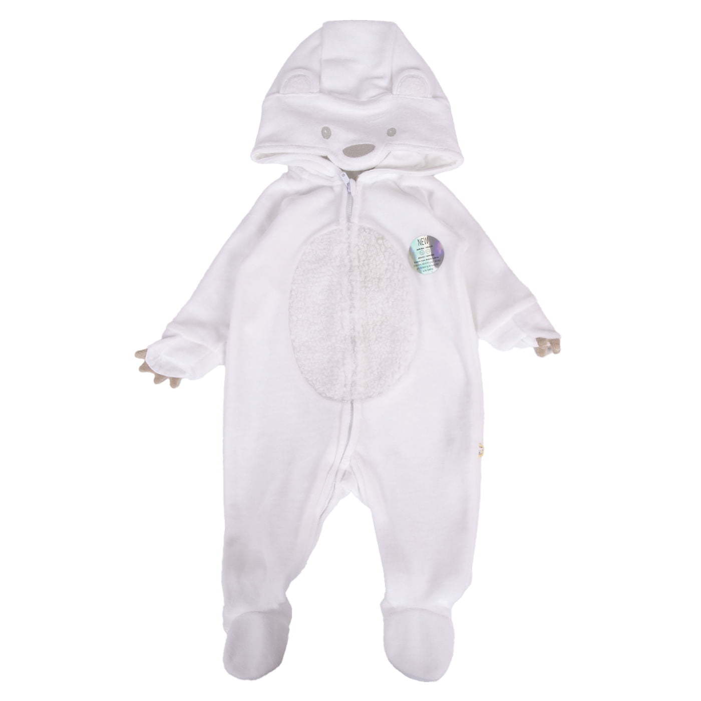 Osito Unisex Blanco Pillin