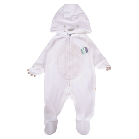 Osito Unisex Blanco Pillin