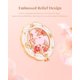 thumbnail image 3 of Espejo compacto Imperblooms rosa de 7 cm plegable para bolso, 3 of 9