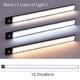 thumbnail image 5 of 1pc LED Motion Sensor Cabinet Light, Under Counter Closet Lighting, Wireless Magnetic USB Rechargeable Kitchen Night Lights, Battery Powered Operated Light For Wardrobe Closets Cabinet Cupboard Stai, 5 of 5