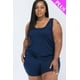 thumbnail image 1 of Cómodo Conjunto De Camiseta Sin Mangas Y Shorts En Talla Grande, 1 of 12