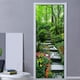 thumbnail image 2 of Murales de puerta 3D autoadhesivos, pegatinas decorativas despegables con diseño de camino de árbol verde, decoración del hogar, impermeables, papel tapiz para sala de estar, póster artístico extraíbl, 2 of 7