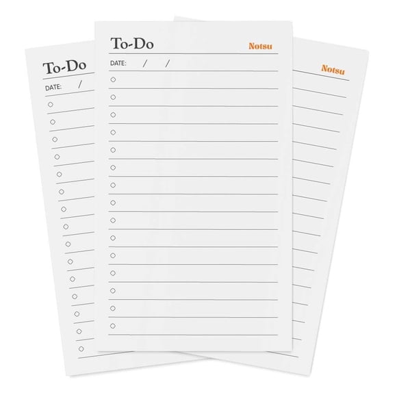 Tarjetas de índice Notsu 3x5 (paquete de 50) para planificación de tareas con cuadrícula