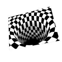 Magideal - Alfombra De Óptica 3D, Felpudo Para Puerta, Antideslizante, Absorbente, 3D, Alfombra Para Suelo, Alfombra Para Sala De Estar Y Dormitorio , 50Cmx80Cm