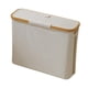 thumbnail image 5 of Caja de almacenamiento de papel higiénico, soporte para rollo de papel higiénico, organizador de baño, cesta de papel higiénico para almacenamiento de beige, 5 of 5
