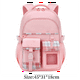 thumbnail image 1 of Waterproof New Lightweight Backpack For Primary School Girls And Children Large Capacity Spinal Protection Backpack For Girls, 1 of 3