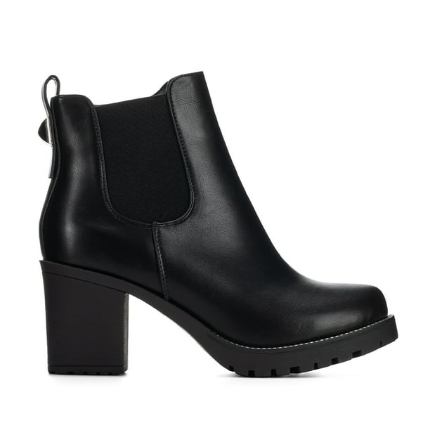 Botin Negro Casual Mujer Weide ZS37