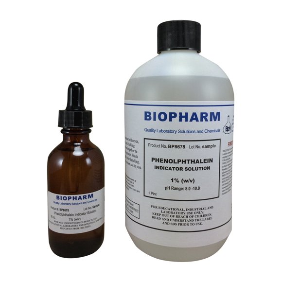 Solución Indicadora de Fenolftaleína Biopharm 1% 500 ml