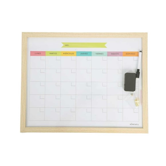 Calendario Pizarra Colores