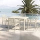 thumbnail image 1 of Pack 4 Sillas Terraza con Apoyabrazo Stripes Crema 54x58x80cm, 1 of 5
