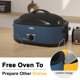 thumbnail image 3 of Horno Asador RoyalCraft 18 qt Acero Inoxidable Azul, 3 of 5