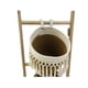 thumbnail image 4 of Jardinera Pedestal Organizador Canasto Maceta Fibra Natural cafe, 4 of 5